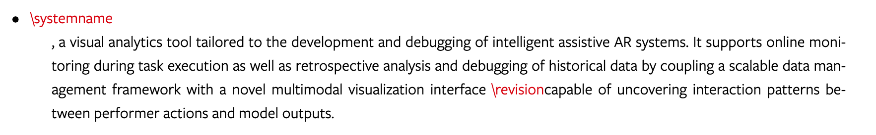 System name errors are displayed in red markup. Errors are: forward slash system name, foward slash revision